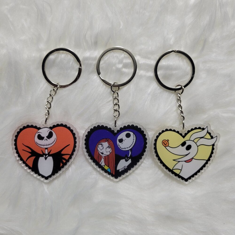 Nightmare Before Christmas Keychain Set